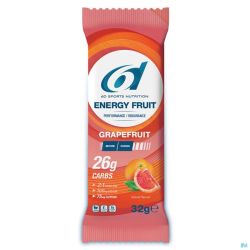 6d Energy Fruit + Caffeine Grapefruit 12x32g