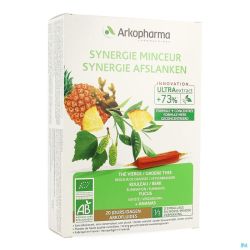 Arkofluide Synergie Minceur Bio Ampoules 20